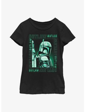 Star Wars: The Book Of Boba Fett Boxed Outlaw Youth Girls T-Shirt, , hi-res