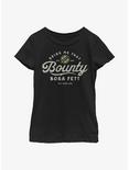 Star Wars: The Book Of Boba Fett Bring Me That Bounty Youth Girls T-Shirt, BLACK, hi-res