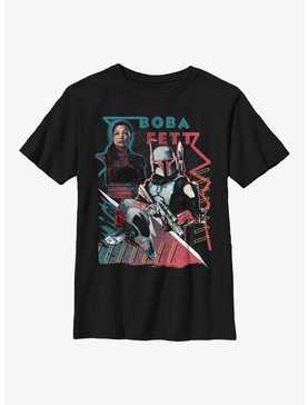 Star Wars: The Book Of Boba Fett Retro Outlaws Youth T-Shirt, , hi-res