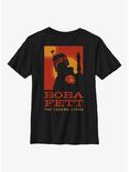 Star Wars: The Book Of Boba Fett Posterized Legend Youth T-Shirt, BLACK, hi-res