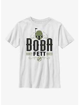 Star Wars: The Book Of Boba Fett Stylized Boba Fett Bounty Hunter Youth T-Shirt, , hi-res