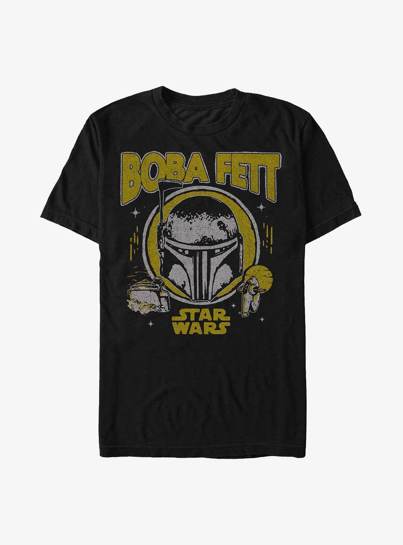 Star Wars: The Book Of Boba Fett Vintage Boba Fett Icons T-Shirt, BLACK, hi-res