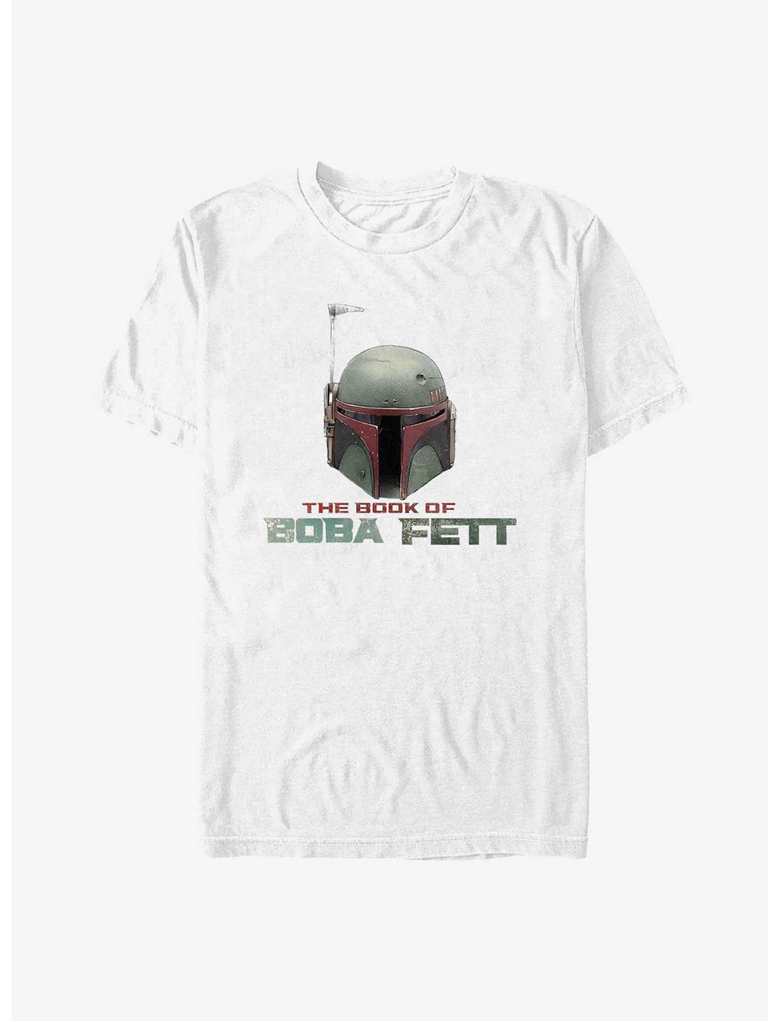 Star Wars: The Book Of Boba Fett Helmet T-Shirt, WHITE, hi-res