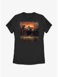 Star Wars: The Book Of Boba Fett Painted Throne Womens T-Shirt, BLACK, hi-res
