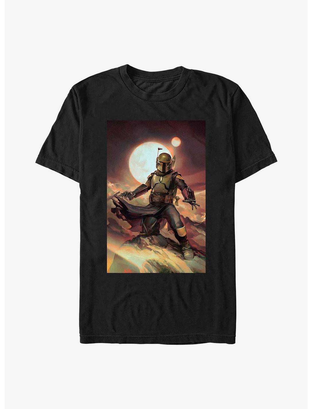 Star Wars: The Book Of Boba Fett Painting T-Shirt, BLACK, hi-res
