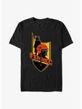 Star Wars: The Book Of Boba Fett Fennec Shand Shield T-Shirt, BLACK, hi-res