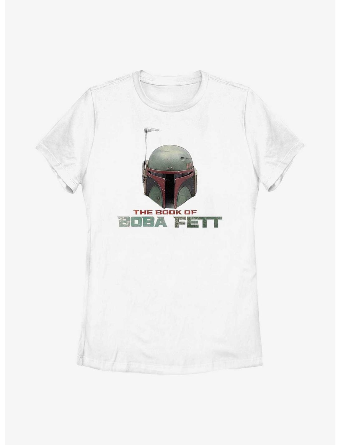 Star Wars: The Book Of Boba Fett Helmet Womens T-Shirt, WHITE, hi-res