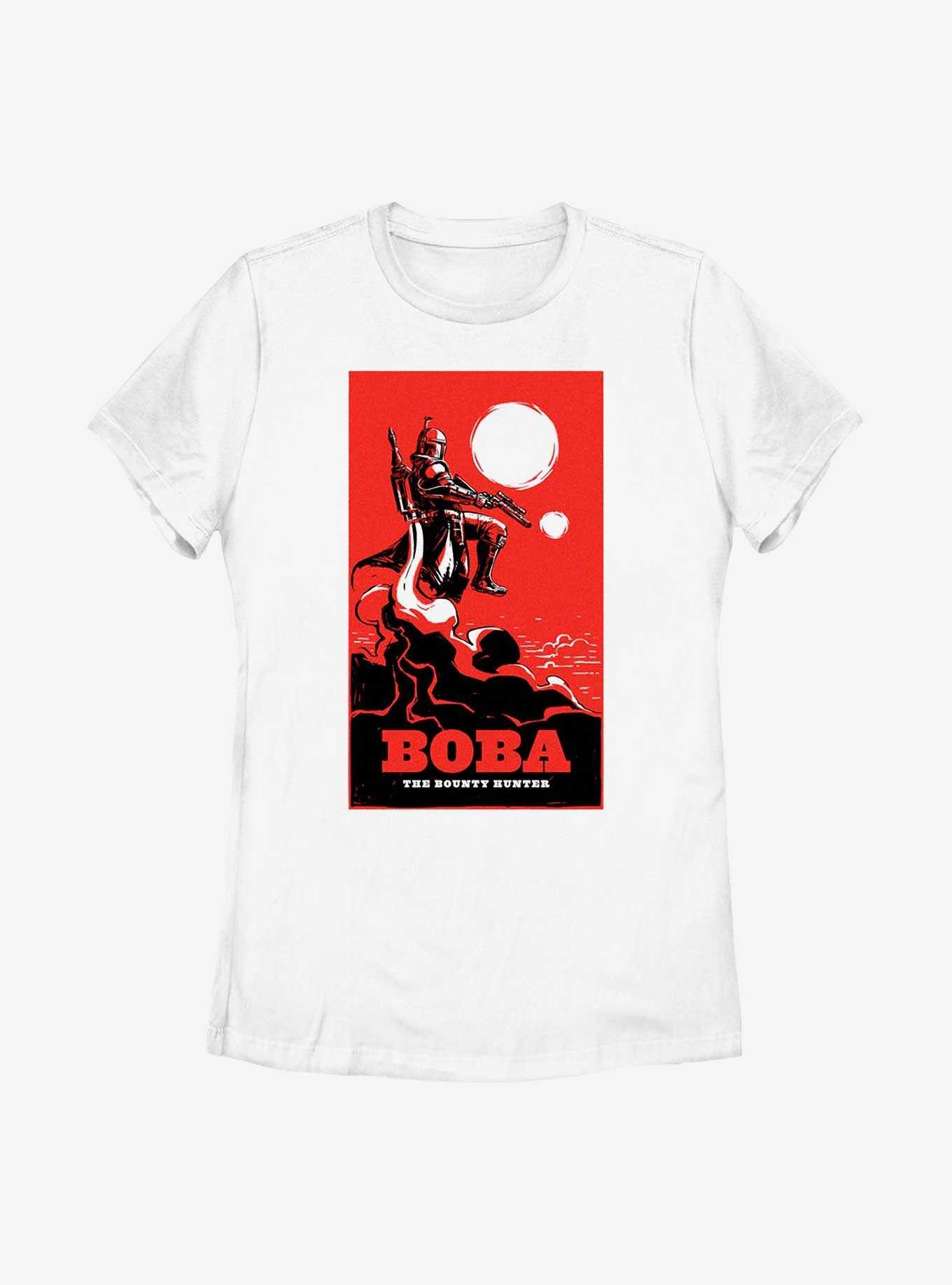 Star Wars: The Book Of Boba Fett Bounty Hunter Poster Womens T-Shirt, , hi-res