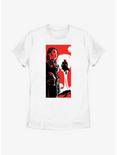 Star Wars: The Book Of Boba Fett Fennec & Boba Fett Poster Womens T-Shirt, WHITE, hi-res