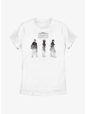 Star Wars: The Book Of Boba Fett Fennec Painted Sketches Womens T-Shirt, , hi-res