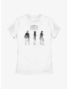 Star Wars: The Book Of Boba Fett Fennec Painted Sketches Womens T-Shirt, , hi-res