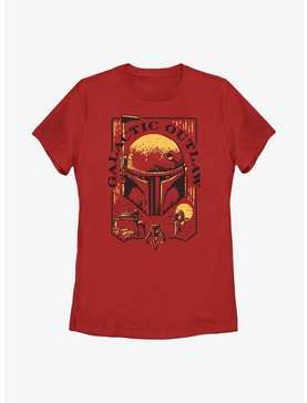 Star Wars: The Book Of Boba Fett Galactic Outlaw Logo Womens T-Shirt, , hi-res