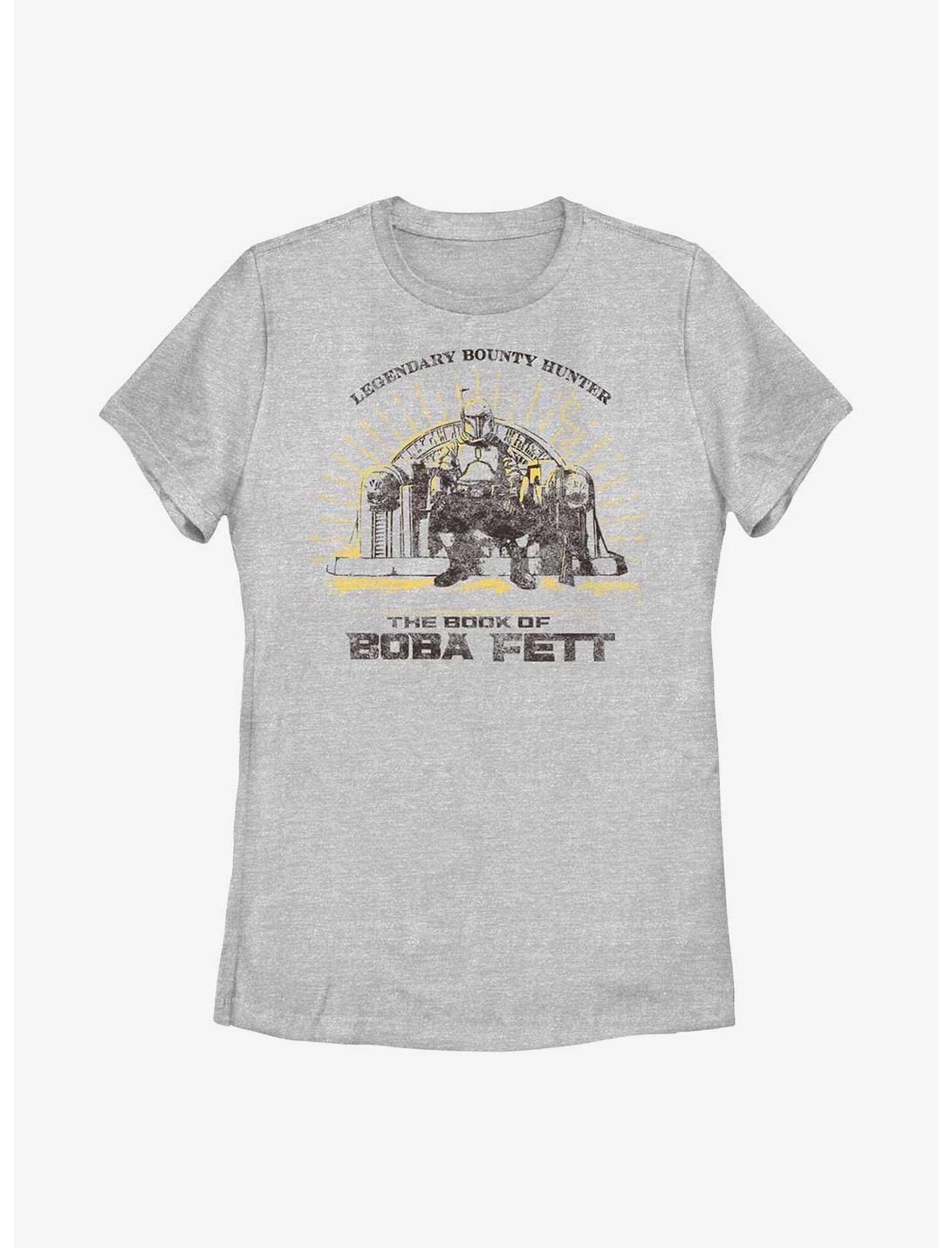 Star Wars: The Book Of Boba Fett Legendary Bounty Hunter Womens T-Shirt, ATH HTR, hi-res
