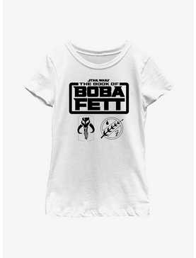 Star Wars: The Book Of Boba Fett Armor Logos Youth Girls T-Shirt, , hi-res