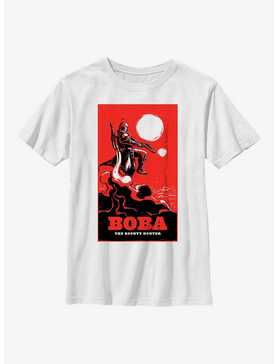 Star Wars: The Book Of Boba Fett Bounty Hunter Poster Youth T-Shirt, , hi-res