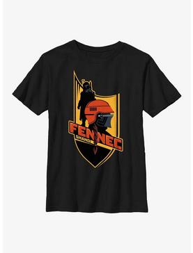 Star Wars: The Book Of Boba Fett Fennec Shand Shield Youth T-Shirt, , hi-res
