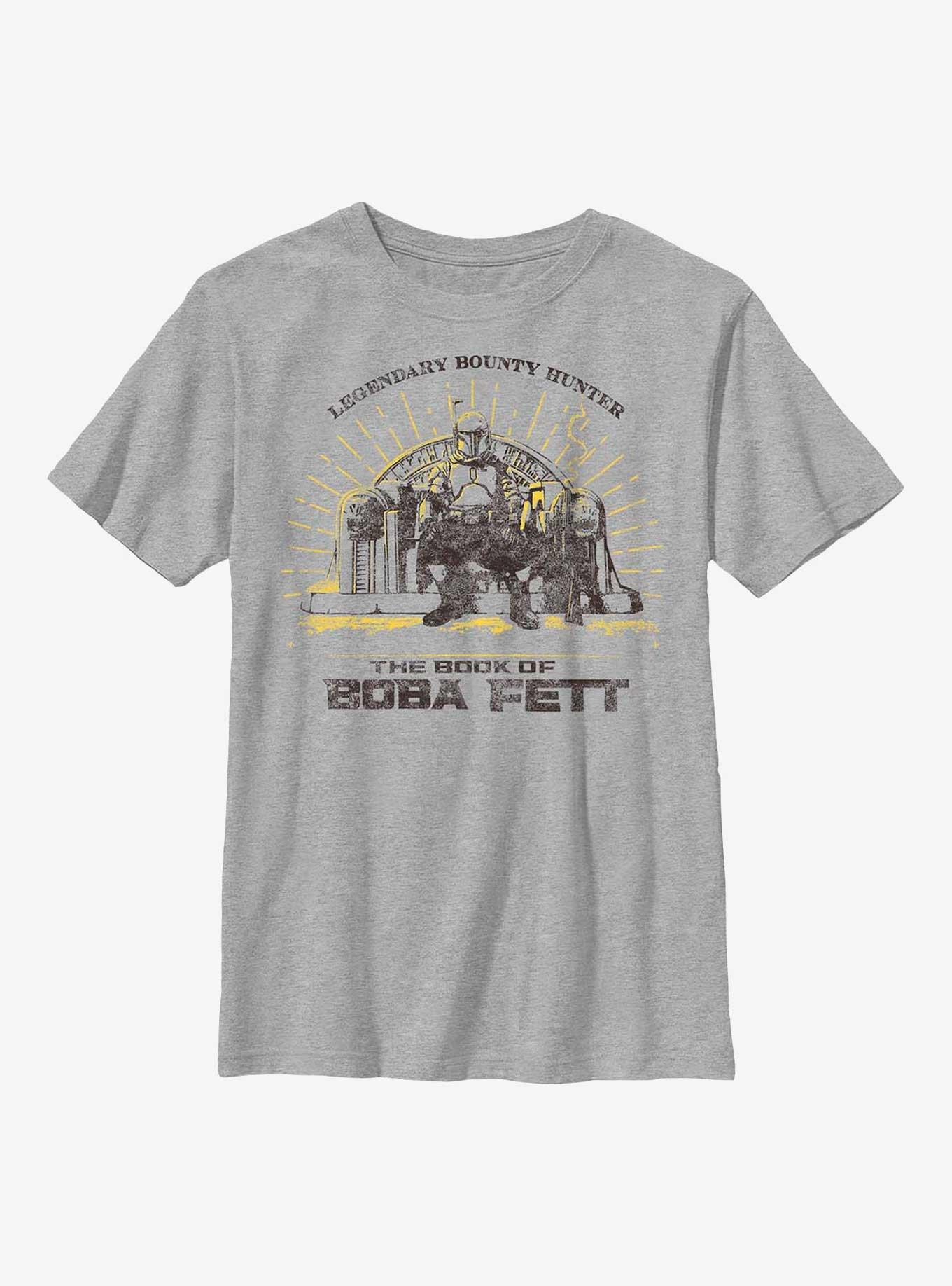 Star Wars: The Book Of Boba Fett Legendary Bounty Hunter Youth T-Shirt, , hi-res
