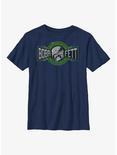 Star Wars: The Book Of Boba Fett New Boss In Town Youth T-Shirt, NAVY, hi-res
