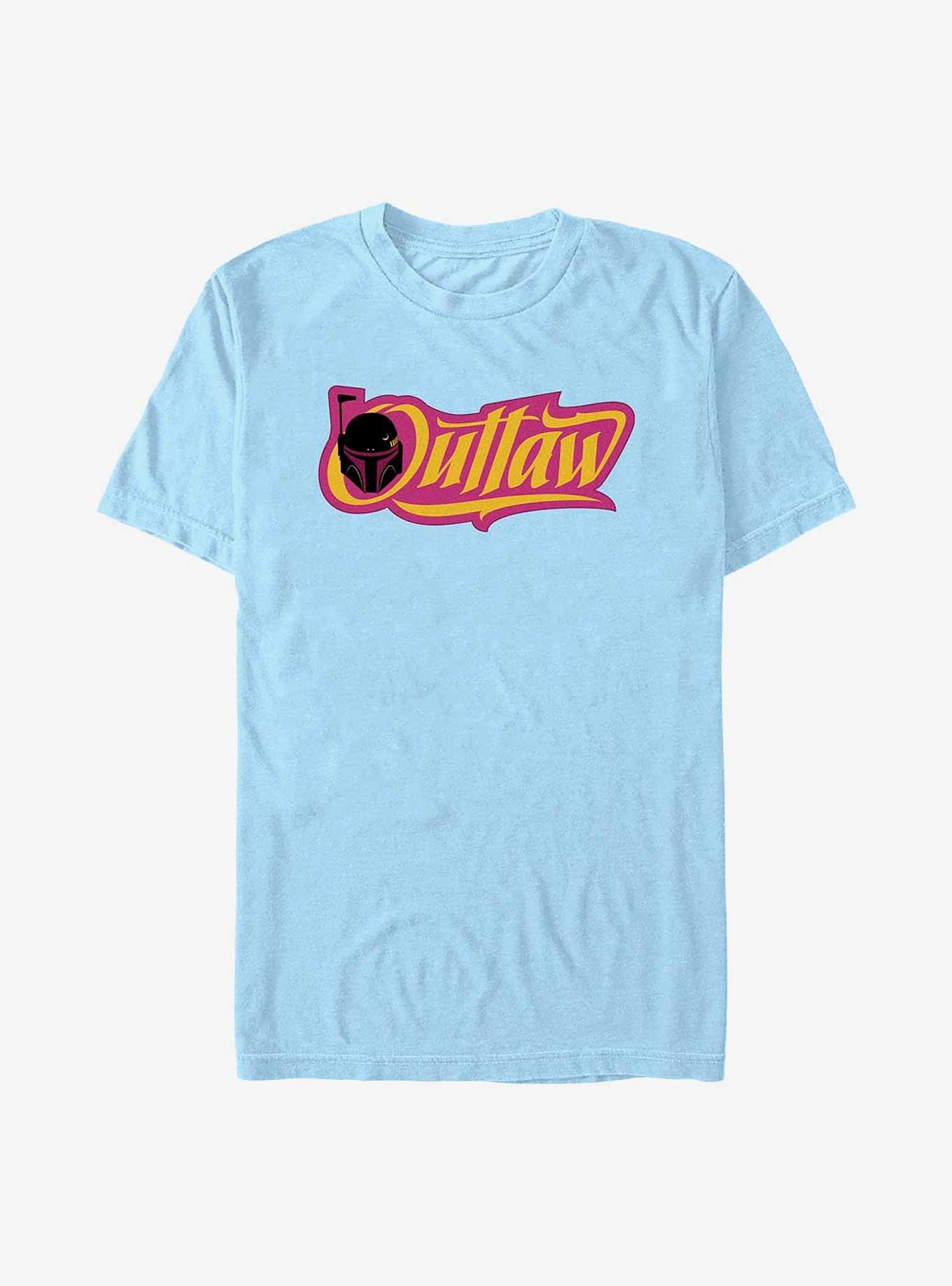 Star Wars: The Book Of Boba Fett Outlaw Graphic T-Shirt, LT BLUE, hi-res