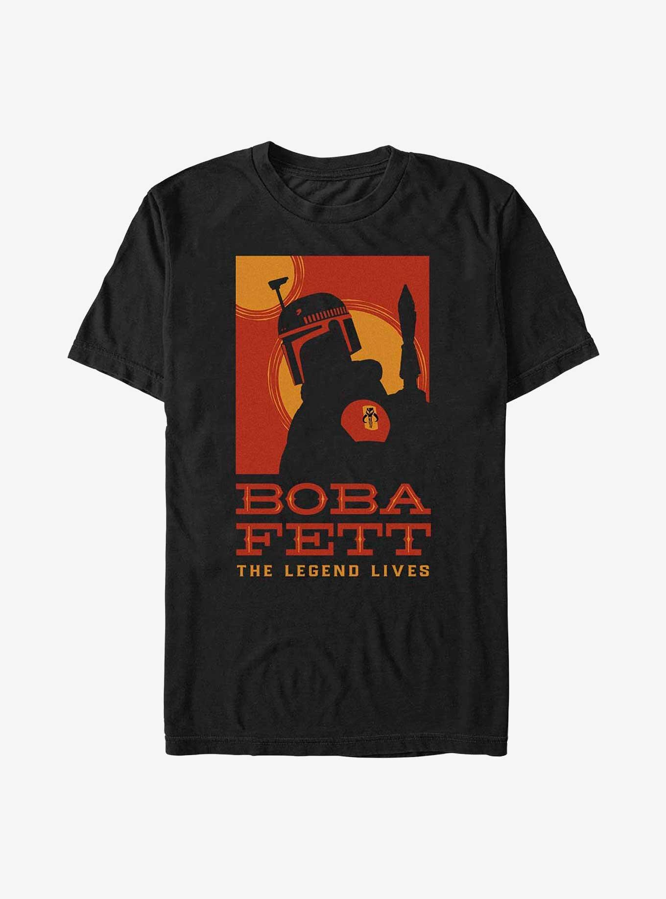 Star Wars: The Book Of Boba Fett Posterized Legend T-Shirt, BLACK, hi-res view 1
