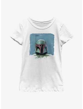 Star Wars: The Book Of Boba Fett Sketch Portrait Youth Girls T-Shirt, , hi-res