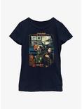 Star Wars: The Book Of Boba Fett Bounty Hunter Buddies Youth Girls T-Shirt, NAVY, hi-res
