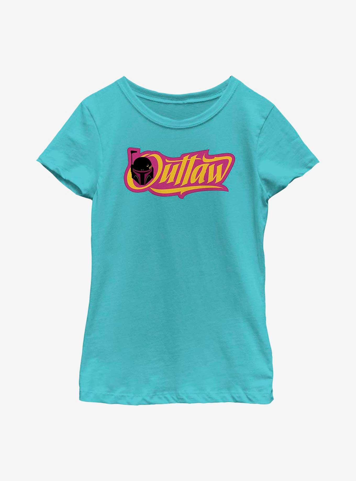 Star Wars: The Book Of Boba Fett Outlaw Graphic Youth Girls T-Shirt, , hi-res
