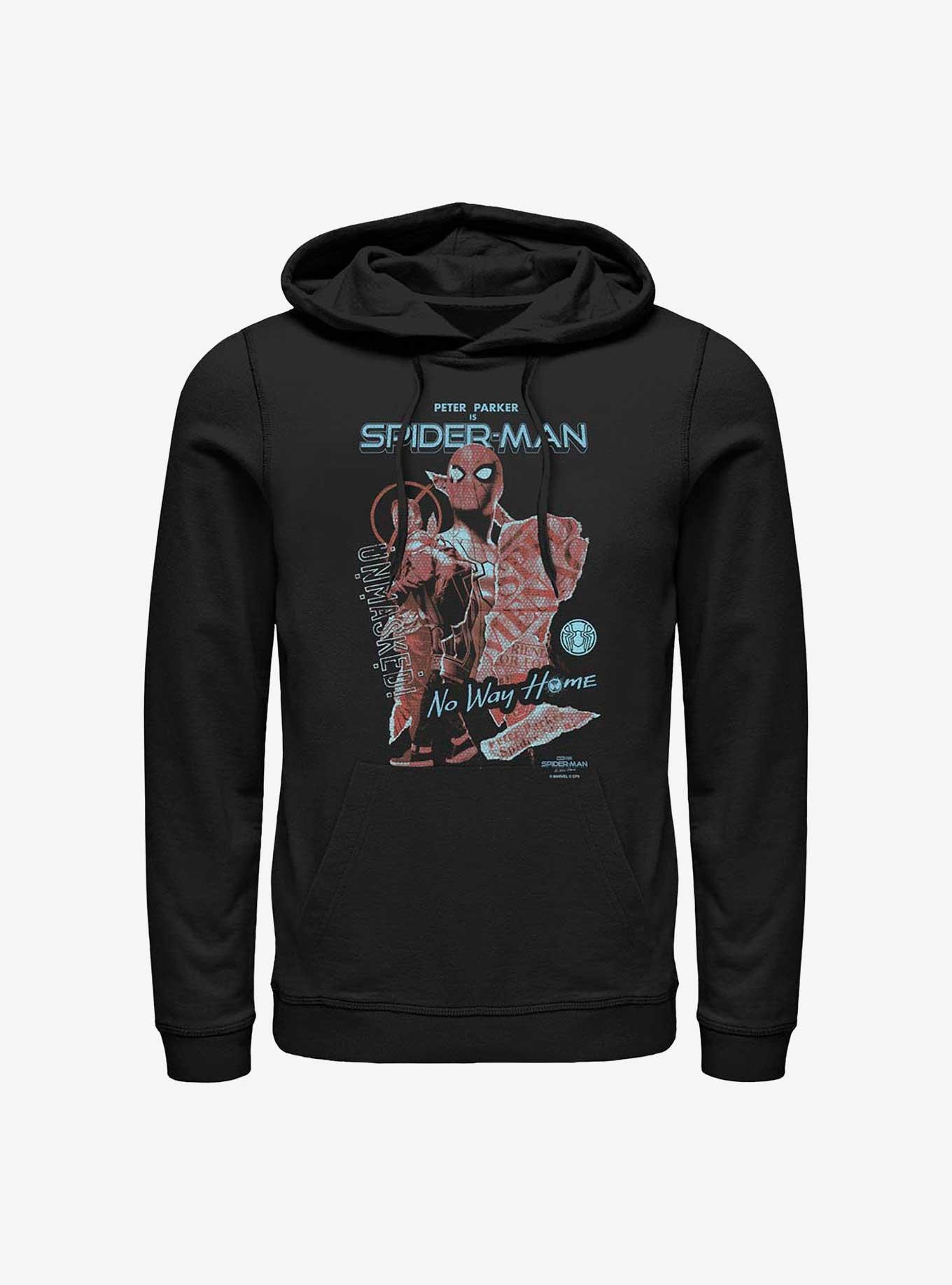 Marvel Spider-Man: No Way Home Unmasked Cover Hoodie, , hi-res