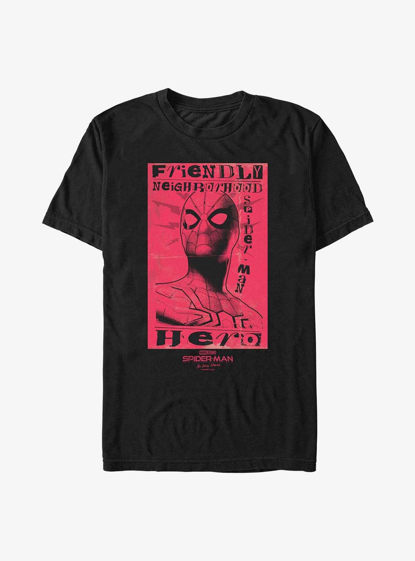 Marvel Spider-Man: No Way Home Neighborhood Hero T-Shirt, BLACK, hi-res