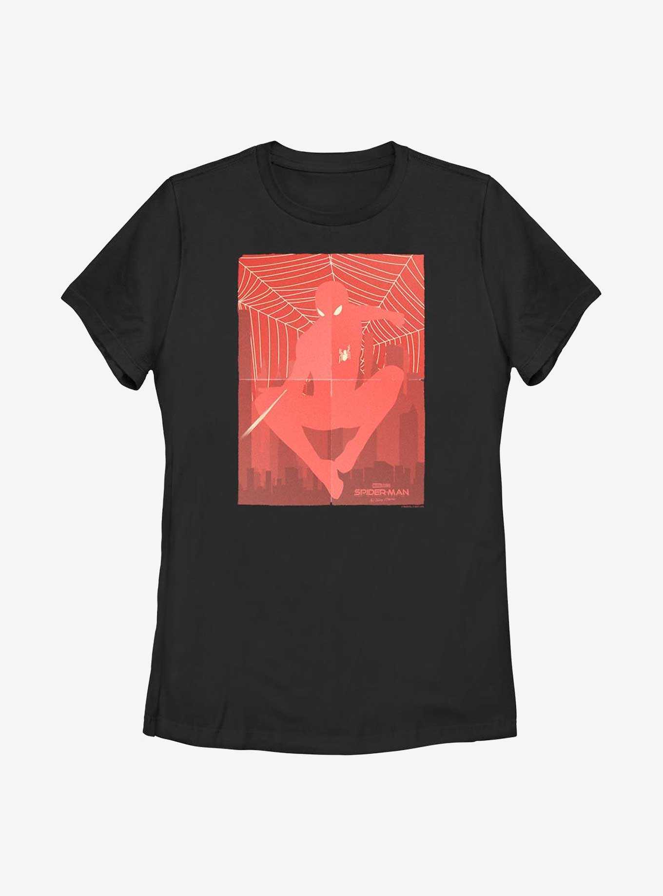 Marvel Spider-Man: No Way Home Slinging Hero Poster Womens T-Shirt, , hi-res