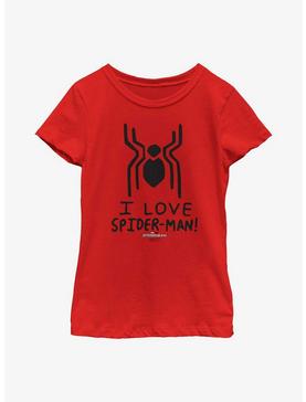 Marvel Spider-Man: No Way Home Spider Love Youth Girls T-Shirt, , hi-res