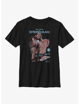 Marvel Spider-Man: No Way Home Unmasked Cover Youth T-Shirt, , hi-res