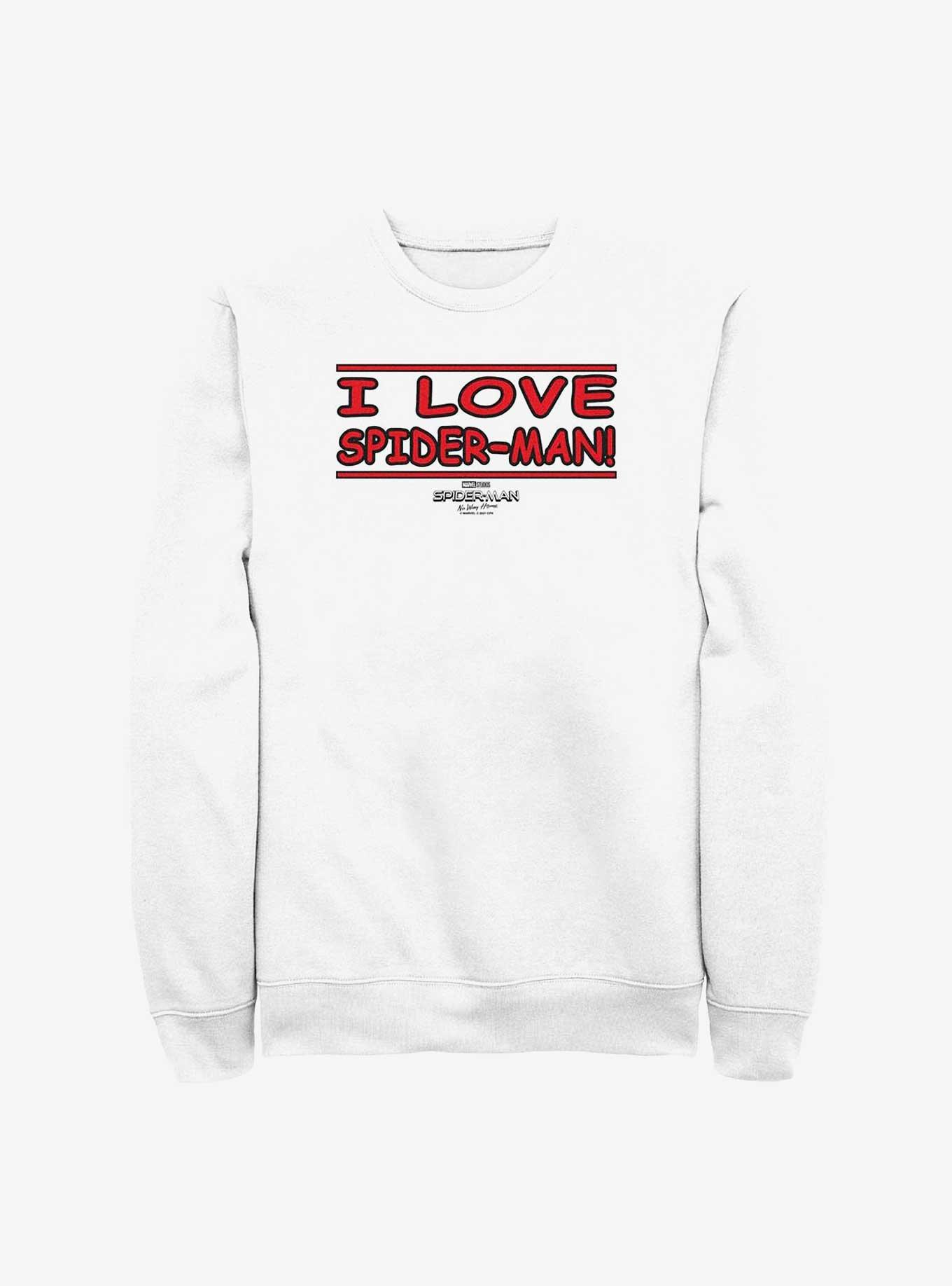 Marvel Spider-Man: No Way Home I Love Spider-Man Sweatshirt, , hi-res