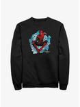 Marvel Spider-Man: No Way Home Spinning Webs Sweatshirt, BLACK, hi-res