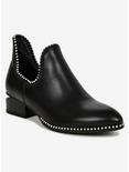 Ankle Bootie With Studed Trim, BLACK, hi-res