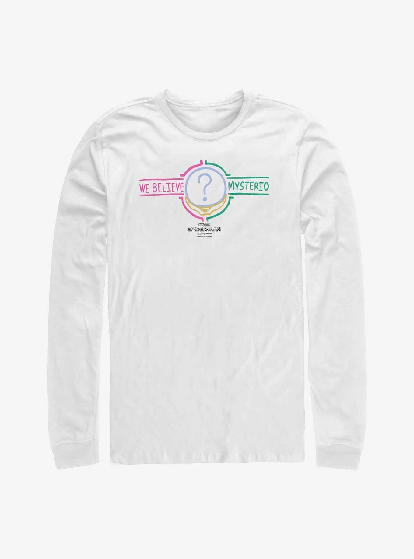 Marvel Spider-Man: No Way Home We Believe Mysterio Long-Sleeve T-Shirt, , hi-res