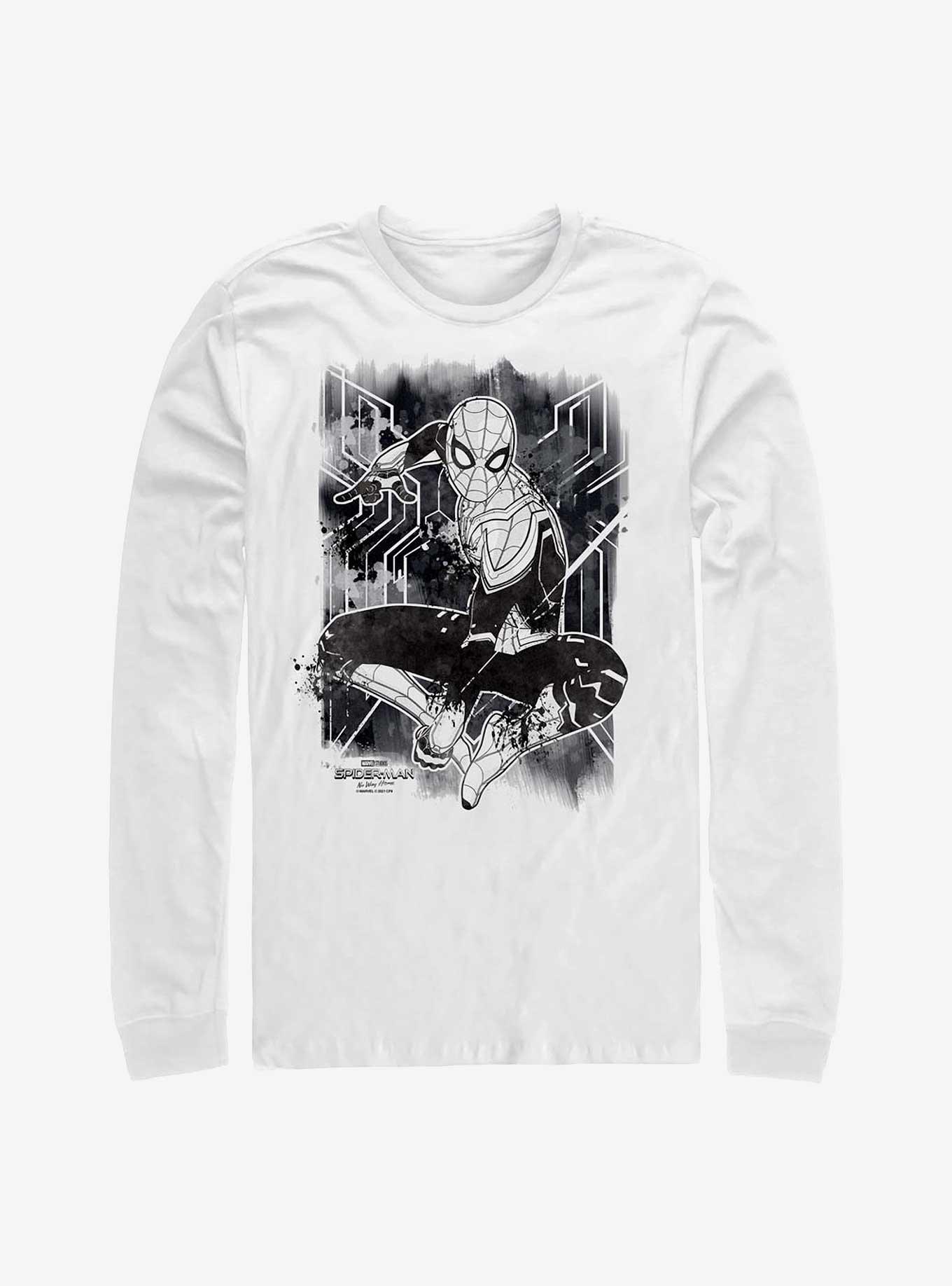 Marvel Spider-Man: No Way Home Inked Spider-Man Long-Sleeve T-Shirt, , hi-res
