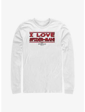 Marvel Spider-Man: No Way Home I Love Spider-Man Long-Sleeve T-Shirt, , hi-res
