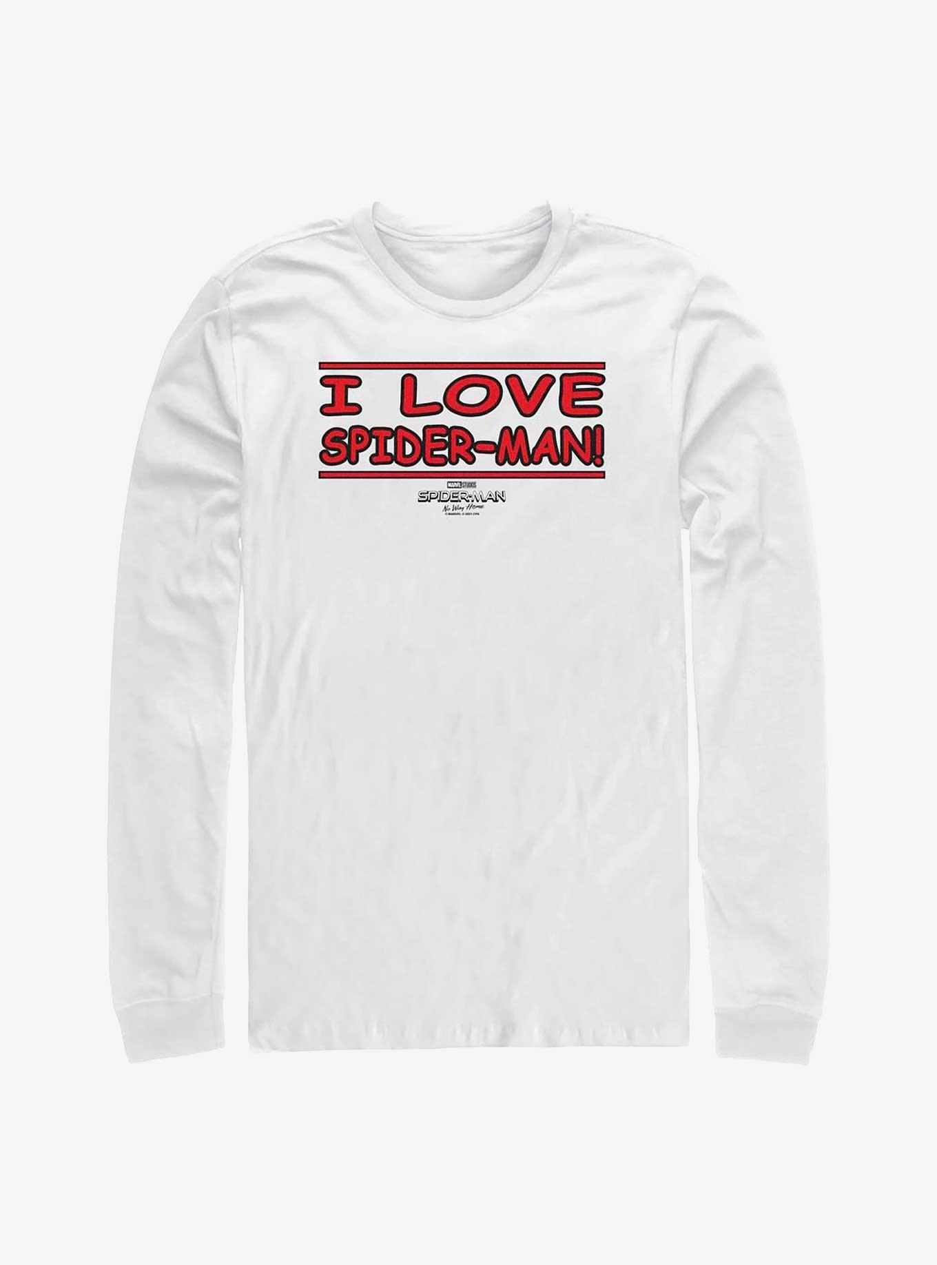 Marvel Spider-Man: No Way Home I Love Spider-Man Long-Sleeve T-Shirt, , hi-res