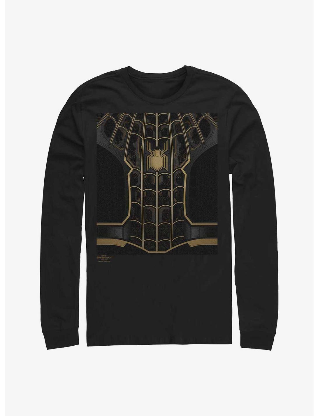 Marvel Spider-Man: No Way Home Black Suit Costume Long-Sleeve T-Shirt, BLACK, hi-res