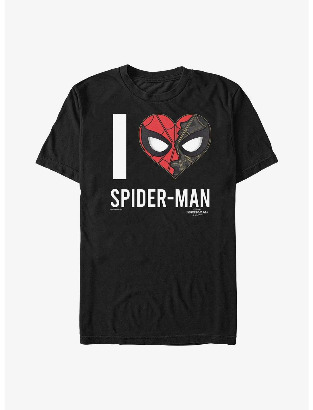Marvel Spider-Man: No Way Home Heart Spider-Man T-Shirt, BLACK, hi-res