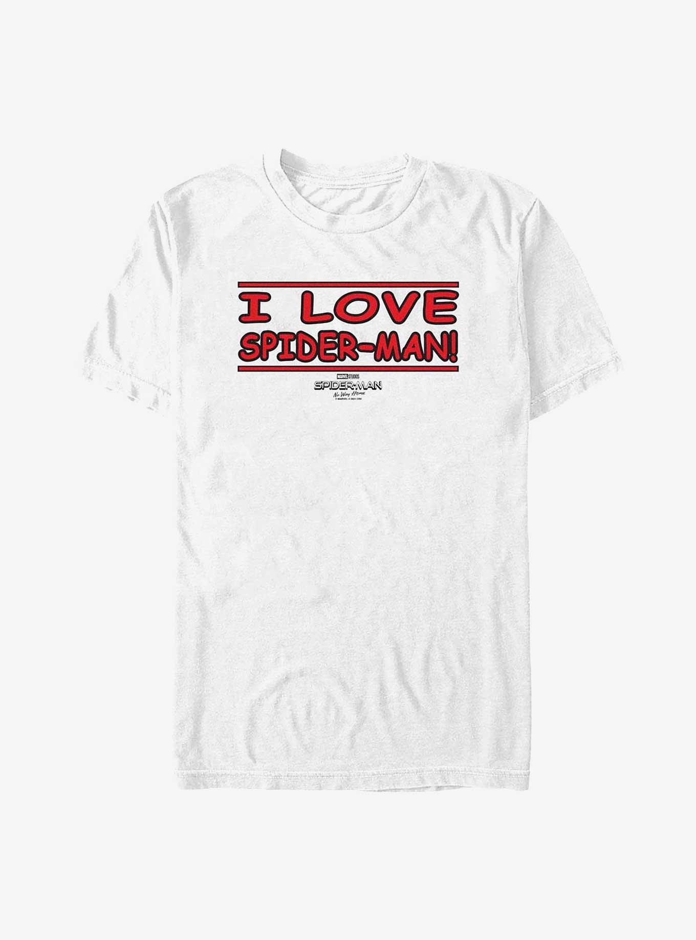 Marvel Spider-Man: No Way Home I Love Spider-Man T-Shirt, WHITE, hi-res