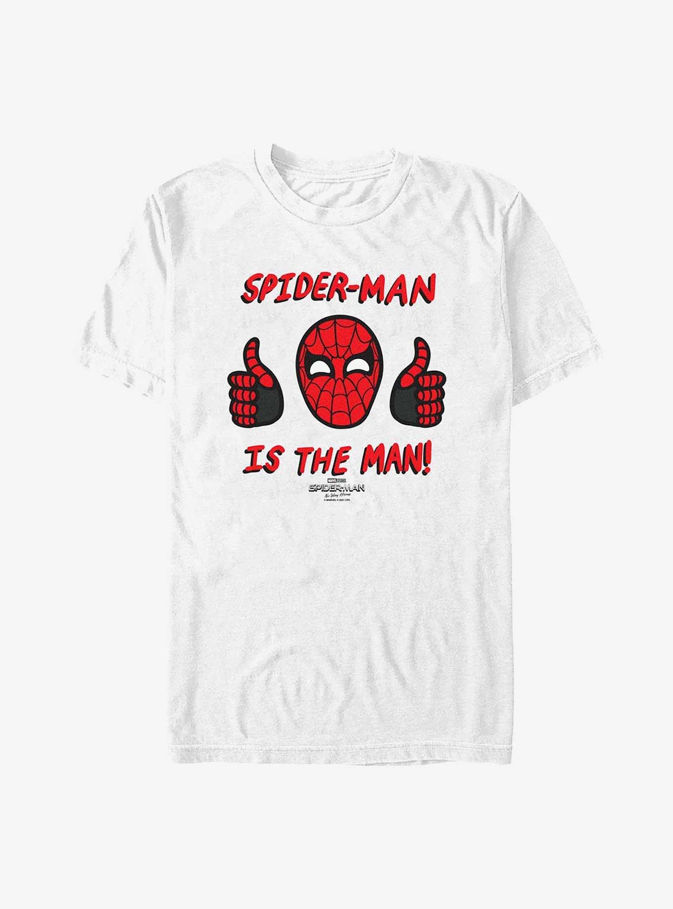 Marvel Spider-Man: No Way Home Spidey Is The Man T-Shirt, WHITE, hi-res