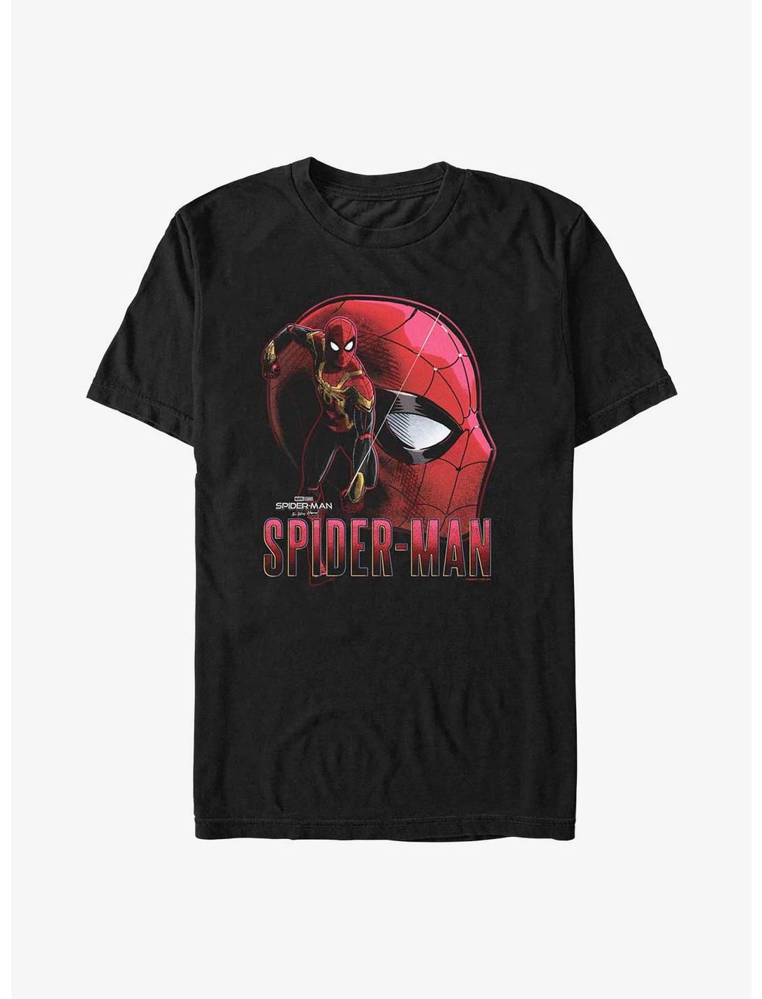 Marvel Spider-Man: No Way Home Profile Layered Portrait T-Shirt, BLACK, hi-res