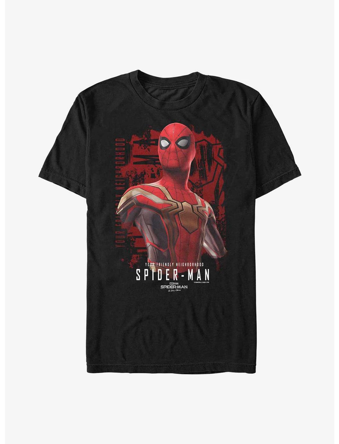 Marvel Spider-Man: No Way Home Friendly Nrighborhood Hero T-Shirt, BLACK, hi-res