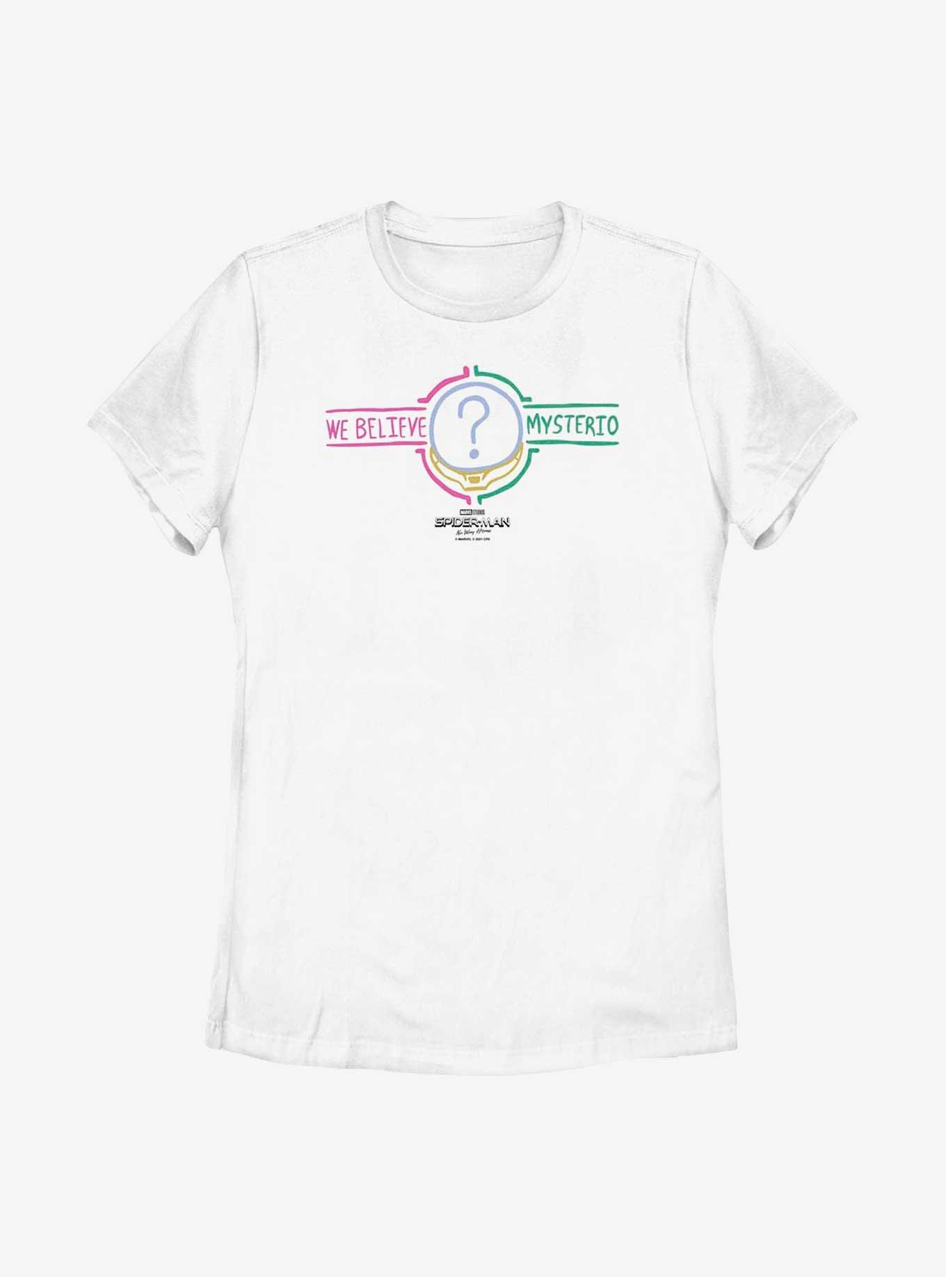 Marvel Spider-Man: No Way Home We Believe Mysterio Womens T-Shirt, , hi-res