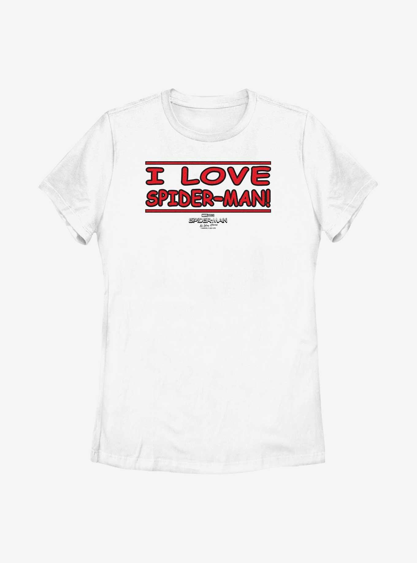 Marvel Spider-Man: No Way Home I Love Spider-Man Womens T-Shirt, , hi-res