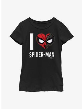 Marvel Spider-Man: No Way Home Heart Spider-Man Youth Girls T-Shirt, , hi-res