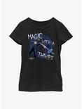 Marvel Spider-Man: No Way Home Magic With A Thwip Youth Girls T-Shirt, BLACK, hi-res