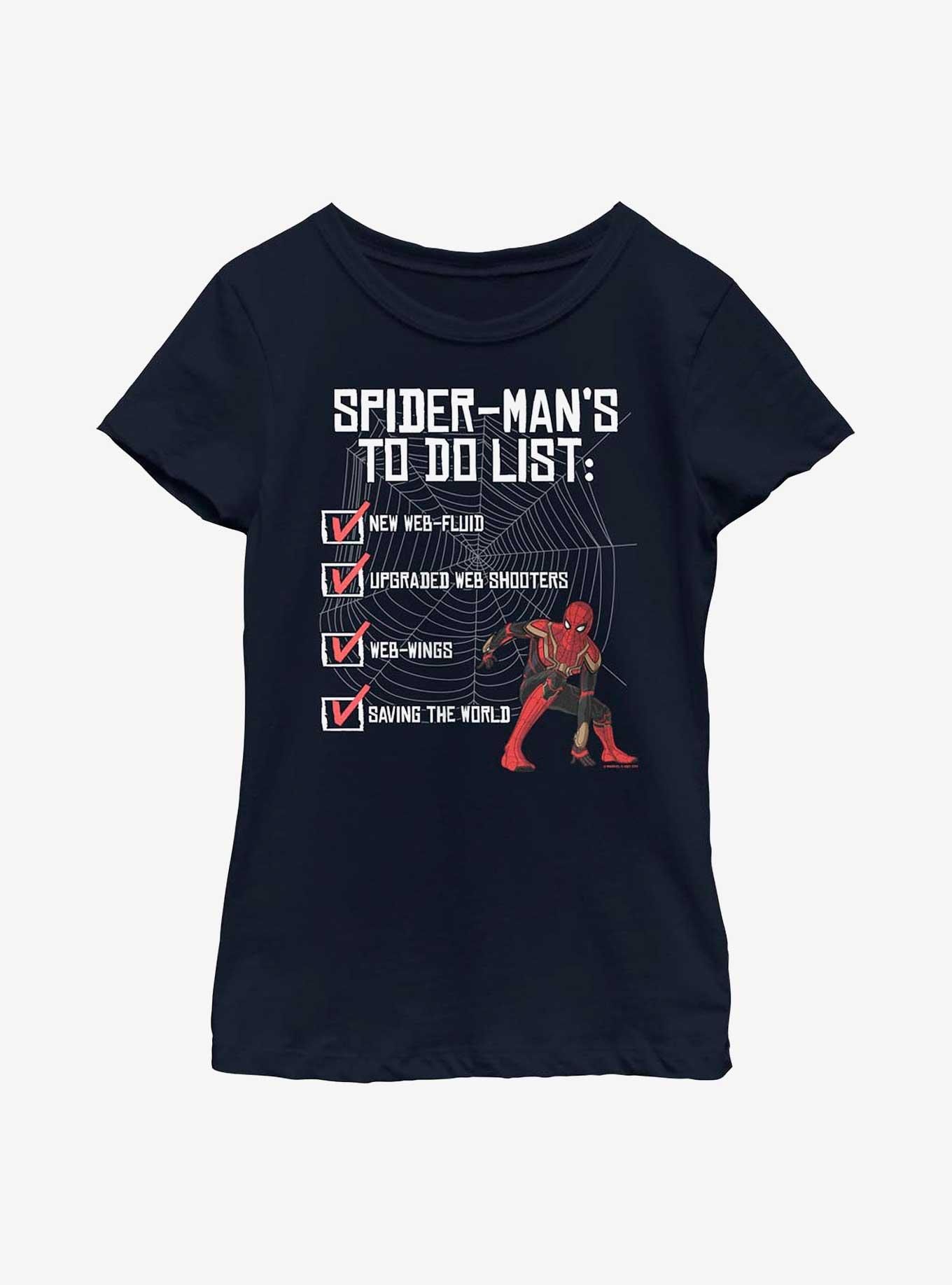 Marvel Spider-Man: No Way Home To-Do List Youth Girls T-Shirt, , hi-res